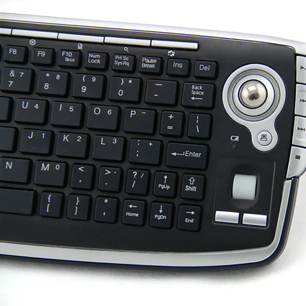 Беспроводная мини-клавиатура VOBERRY G13 2 4 ГГц USB со встроенным трековым мячом мышь