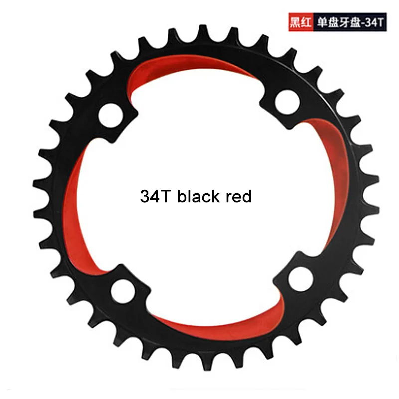 Горный велосипед зубчатый круг скорости велосипеда 32T 34T 36T 38T модифицированный одиночный одиночный 104BCD MTB Bike Cycling.