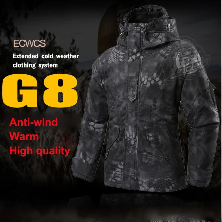 Зимняя коллекция 2015 года ветровка G8 ECWCS куртка с капюшоном и подкладкой|coats coats|coat