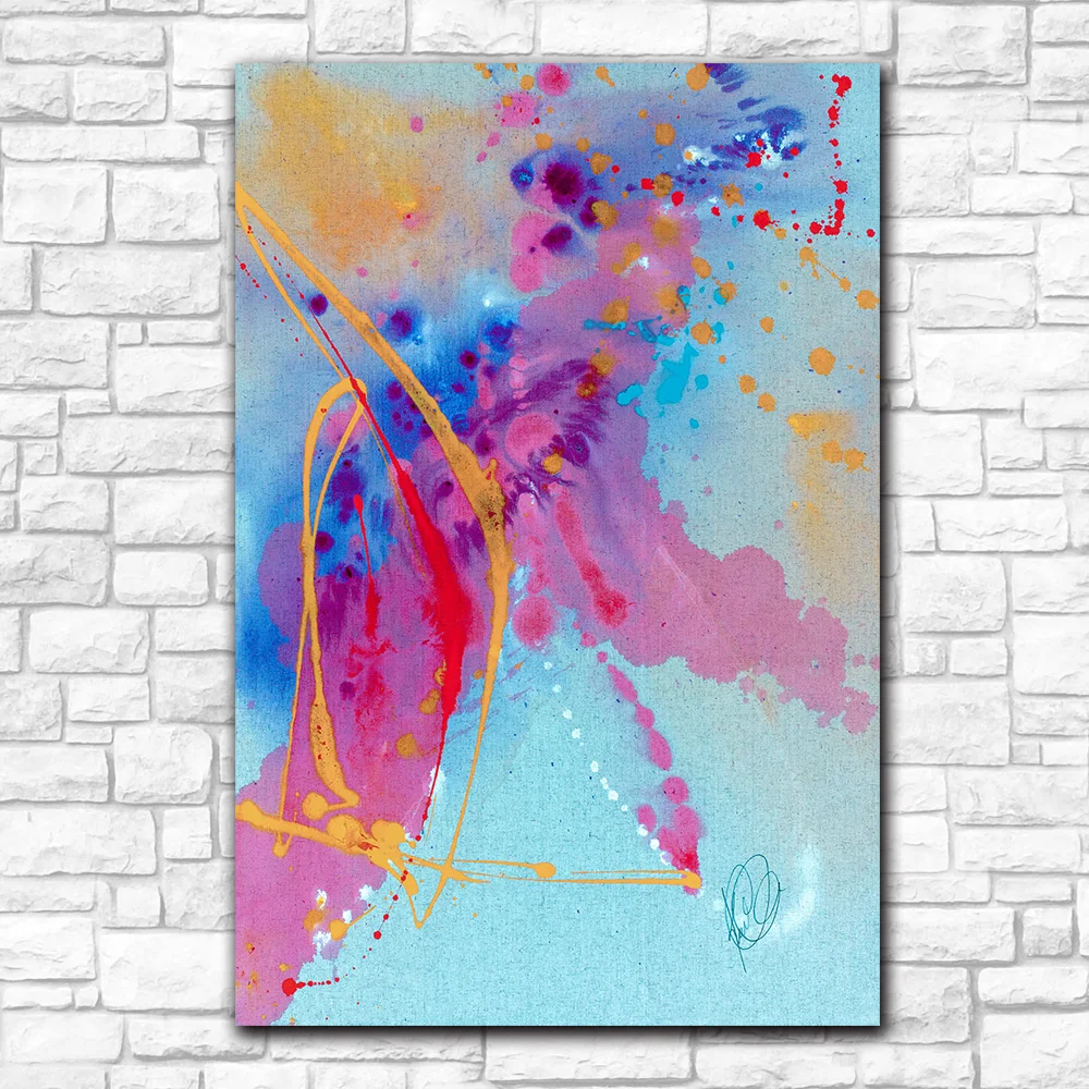 

Printed Wall Art on Canvas Painting Abstract Color Art 113 Posters and Prints Decorative Picture Modern Home Decoration Unframed