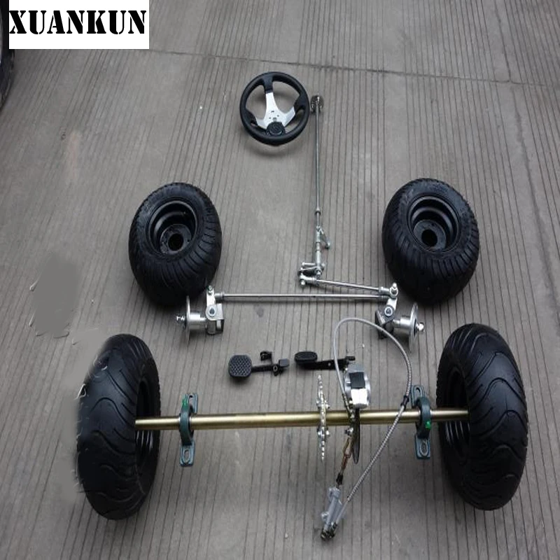Модифицированный Дрифтерный карт XUANKUN 168CC Модифицированная задняя ось подвеска