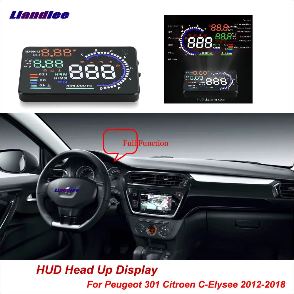 Liandlee для Peugeot 301 Citroen C Elysee 2012 2018 безопасный экран вождения OBD автомобильный