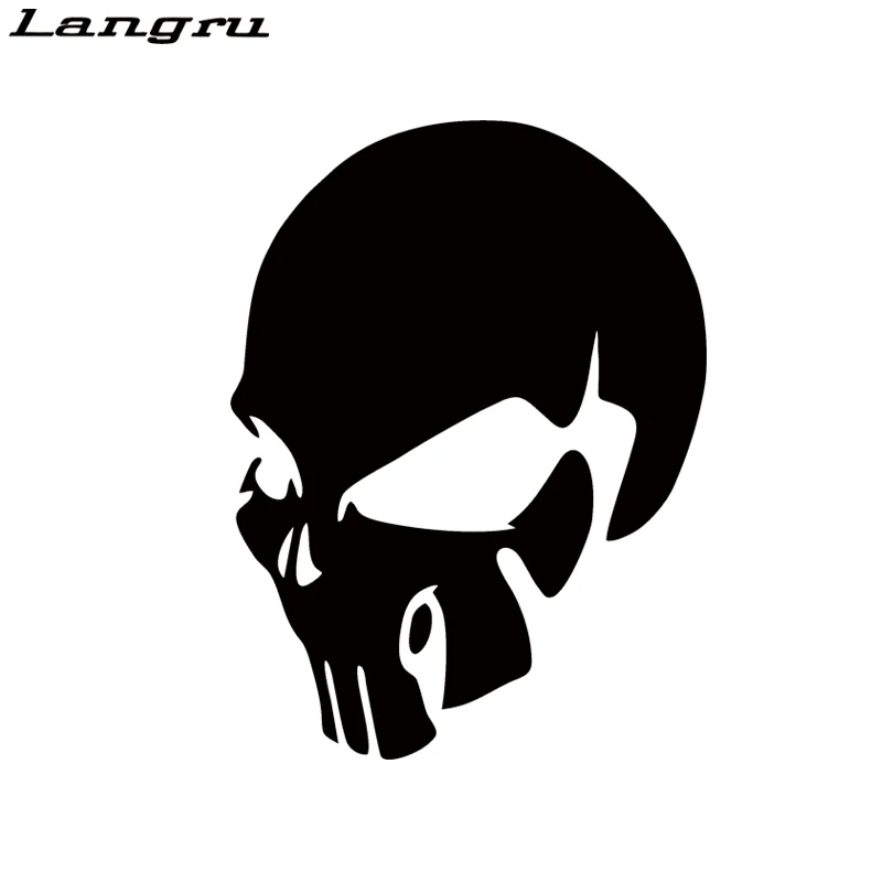 

Langru горячая Распродажа, индивидуальная виниловая наклейка с черепом, автомобильные аксессуары для мотоциклов, декоративные забавные JDM