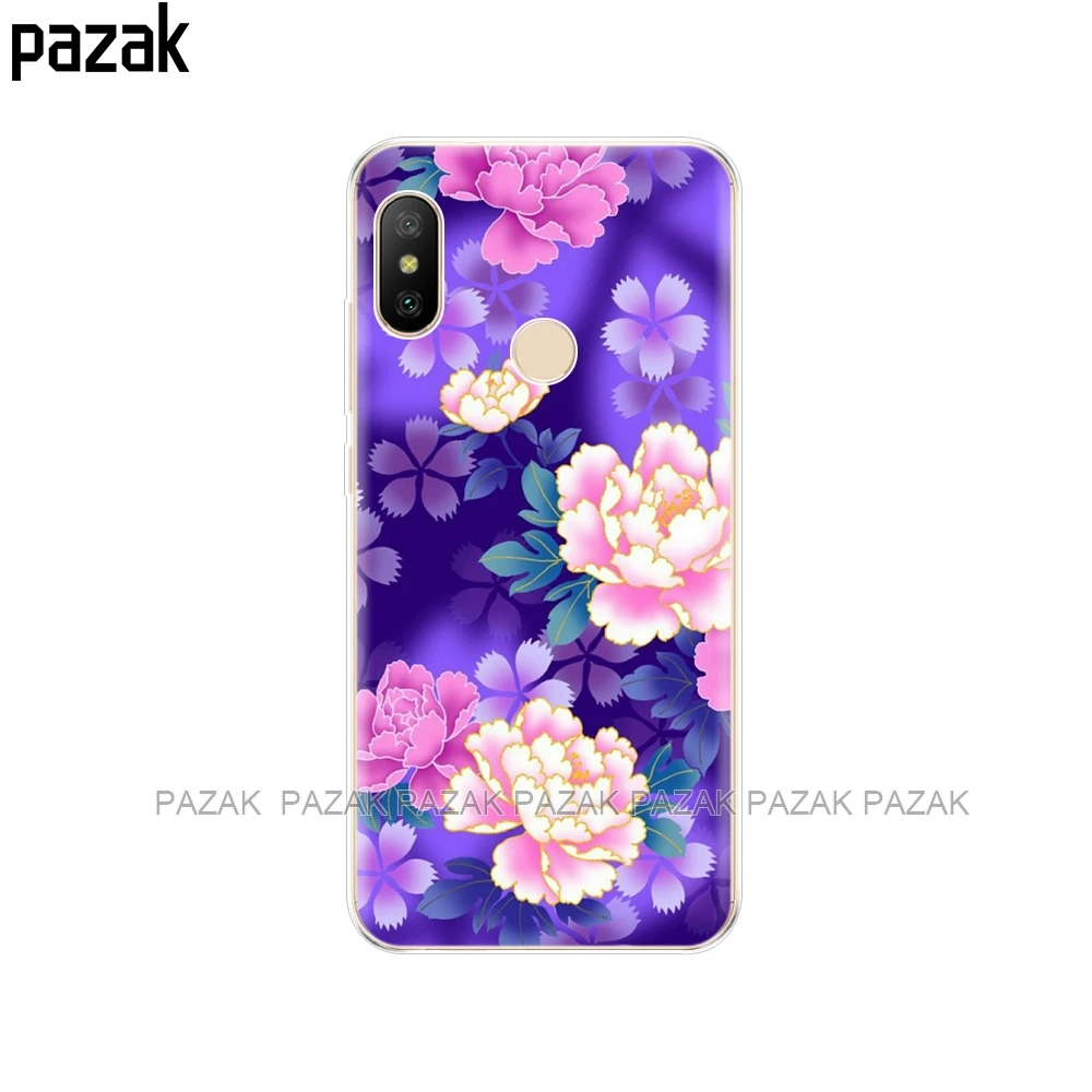 Силиконовый чехол для Xiaomi mi A2 LITE, чехол s, полная защита, мягкая задняя крышка из ТПУ для Xio mi A2 LITE, бампер, чехол, Новинка - Цвет: 34252