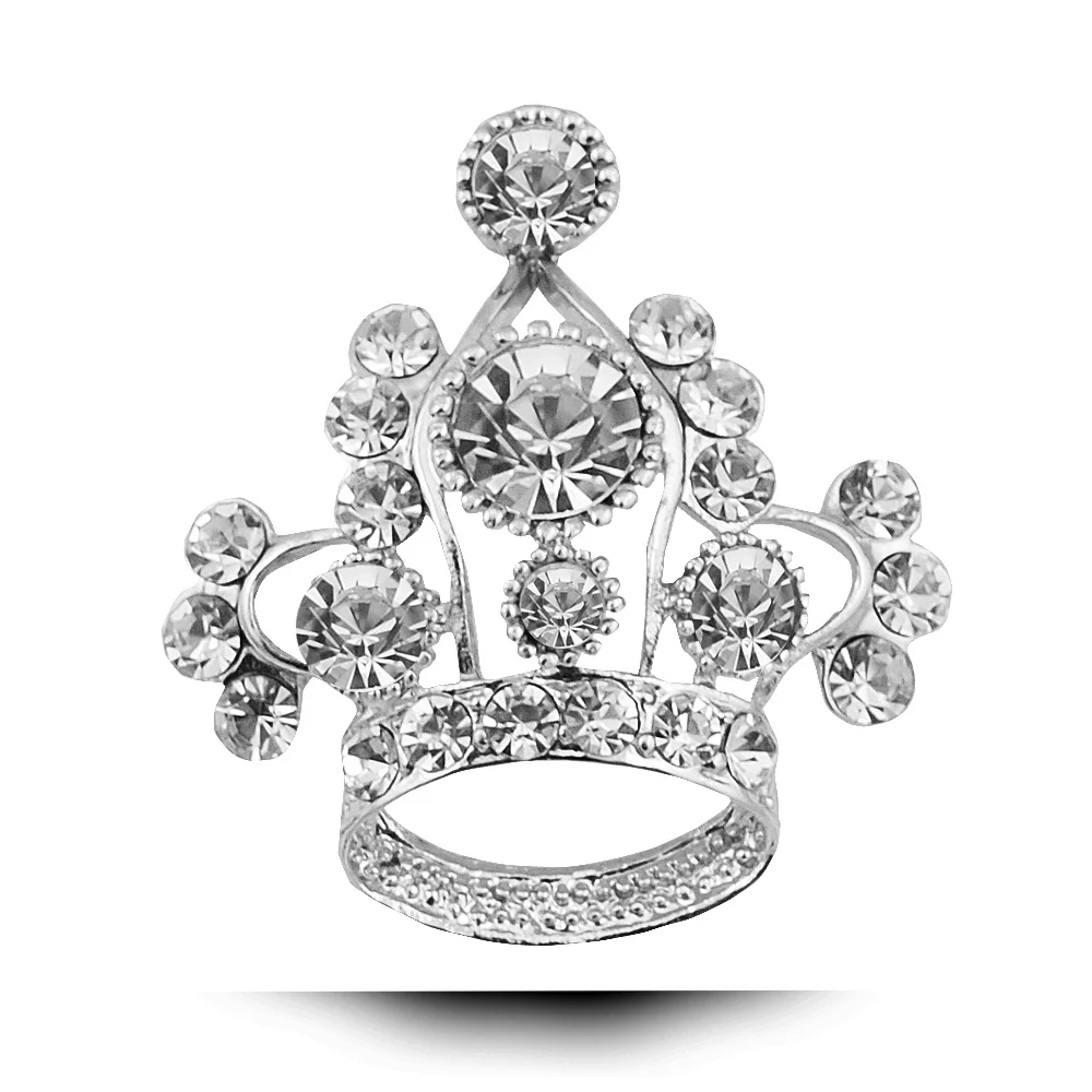 Zhen Tomomi Hot Simple Gorgeous Exquisite Crown Rhinestones Brooch Scarf Buckle Birthday Party Clothing Accessories Jewelry | Украшения и