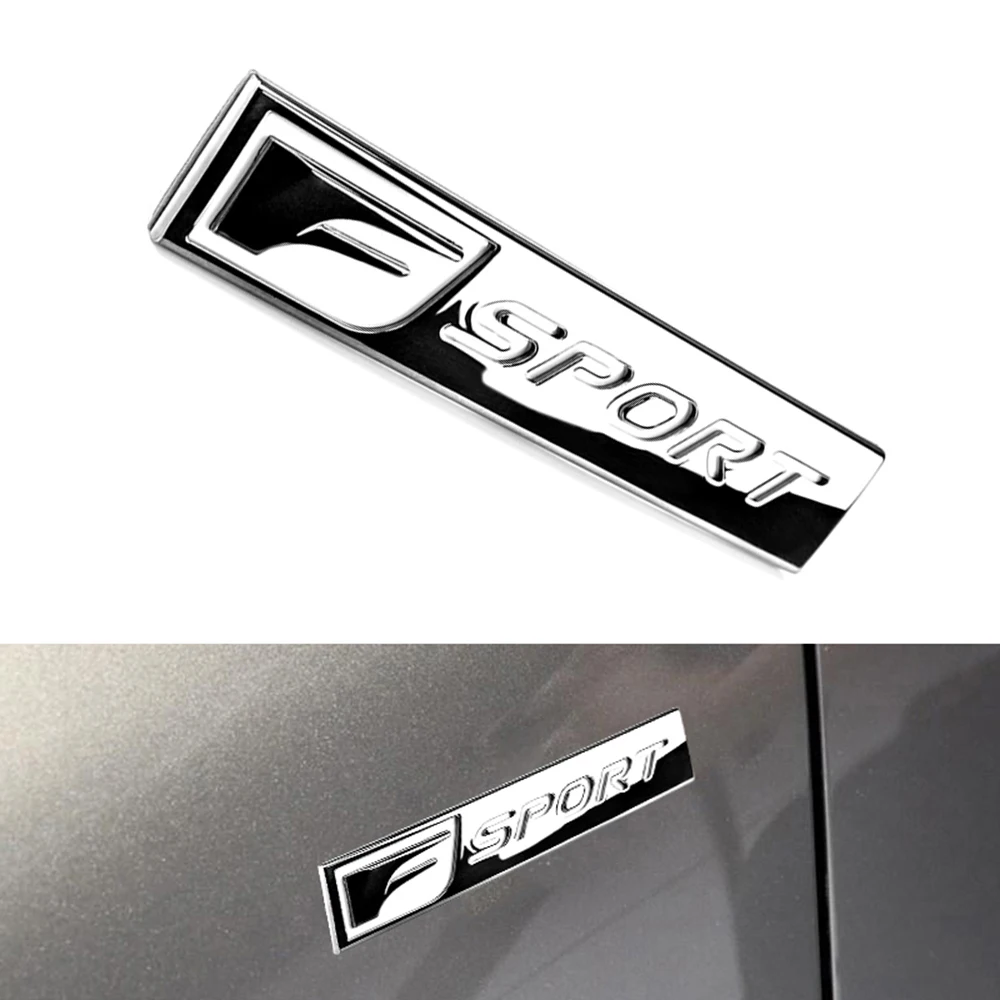 F SPORT эмблема кузов сторона Insignia Стикеры 3D ABS письма отделкой наклейка для Lexus RC F LFA CT ES GS GX LC LS LX NX RC RX CS