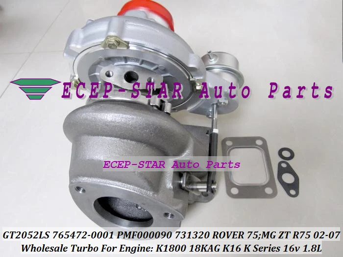 GT2052LS PMF000090 731320 5001S 765472 5002S Турбокомпрессор для ROVER 75 MG ZT R75 K Serie K16 16V 1.8L P K1800 18KAG|turbocharger