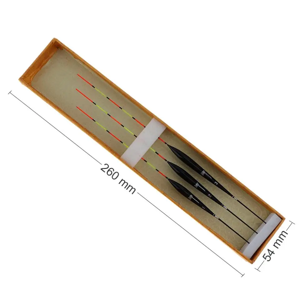 3 шт./лот поплавок для рыбалки Деревянный Поплавок ловли карпа профессиональный