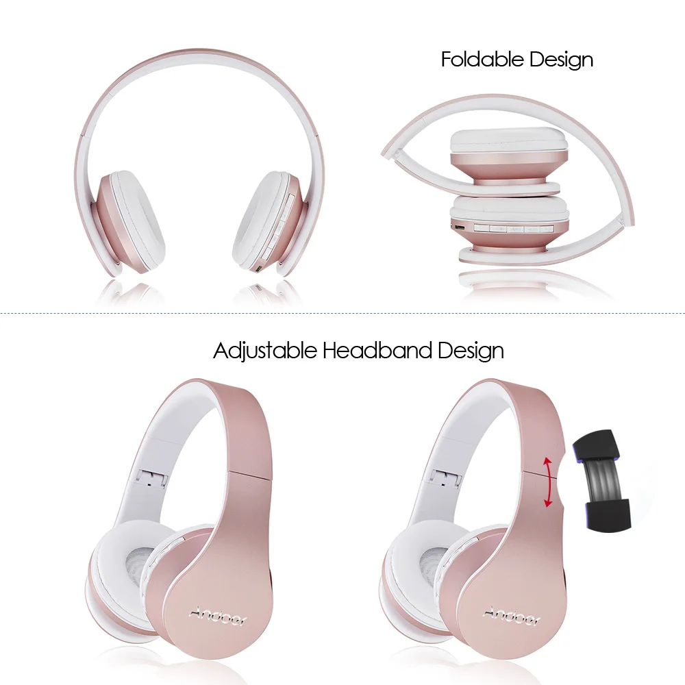 Docooler портативные LH 811 беспроводные наушники Bluetooth 4 в 1 складная стерео Спортивная