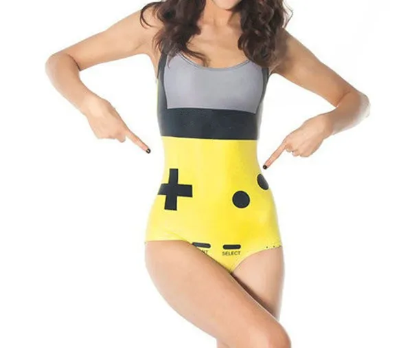 Цельный купальник костюмы шорты и блузка Комбинезоны Купальники милая девочка