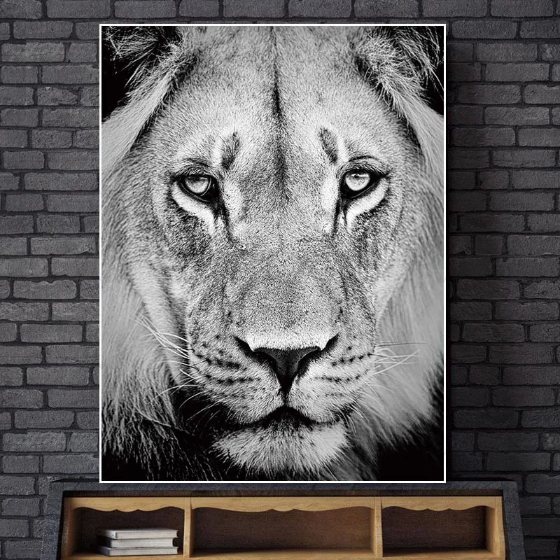 

Canvas Painting Wall Art Print Animal lion Picture Living Room Art Decoration tiger Poster Prints Poster No Frame deer Painting