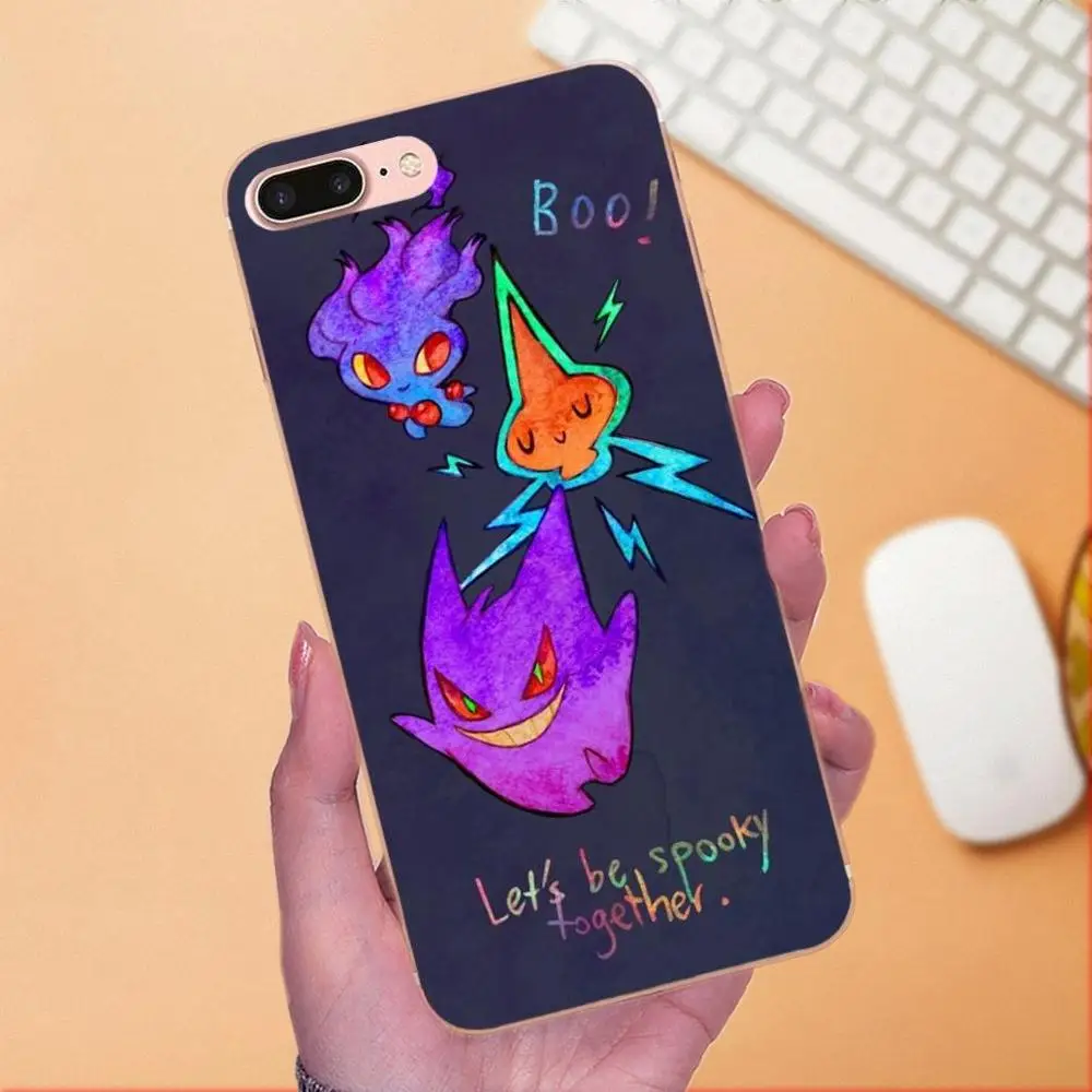 ТПУ дизайн индивидуальный для Samsung Galaxy Note 5 8 9 S3 S4 S5 S6 S7 S8 S9 S10 mini Edge Plus Lite Gengar Sinister Nebula
