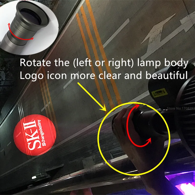 Пользовательский проекционный рекламный светодиодный светильник 20W30W35W 12000