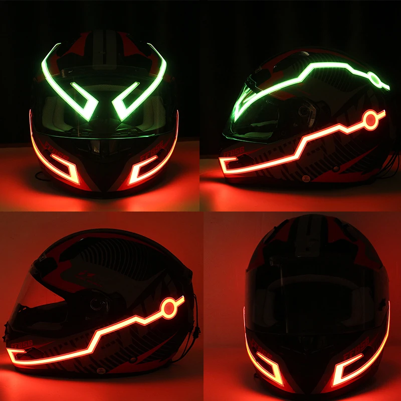 Быстрая доставка! Мотоциклетный шлем EL холодсветильник световая полоса ночной