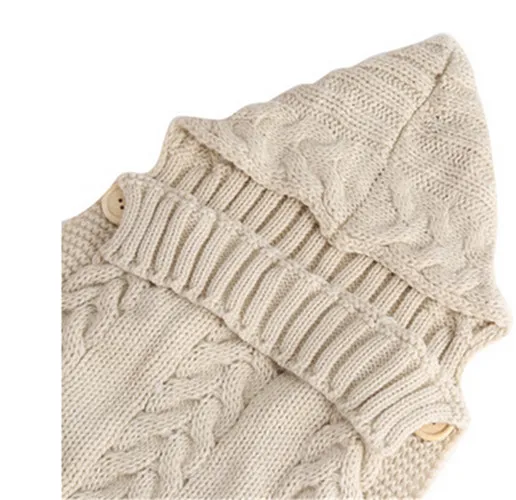 

Newborn Infant Baby Boy Girl Blanket Knit Crochet Warm Swaddle Wrap Sleeping Bag