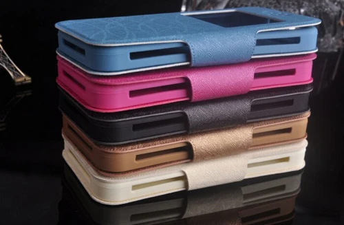 New Fasion PU Leather Flip Case for Cubot ZORRO 001 cell phone High Quality Luxury with view window Free Shipping |