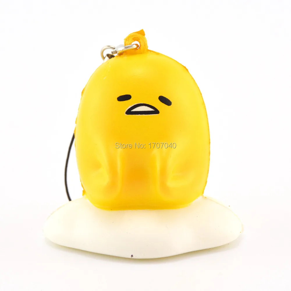 2016 Симпатичные 5 см мини squishy gudetama талисмана шаржа сладкий крем запах