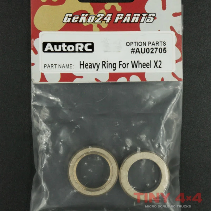 AutoRC Geko 1/24 GK-24 share part rc cars Brass Ring Wheel Weights #AU02705 | Игрушки на радиоуправлении