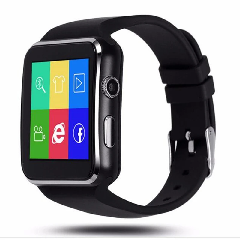 Ollly X6 Bluetooth Smart часы 16 ГБ Поддержка микро сим-карты Камера видео для Android Samsung HTC Sony