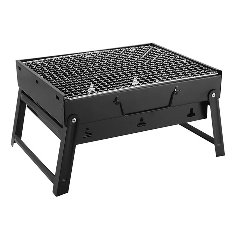 

Outdoor Folding Patio Barbecue Grill Portable Camping picnic Garden Stainless Steel charcoal furnace BBQ grills Burn oven stove
