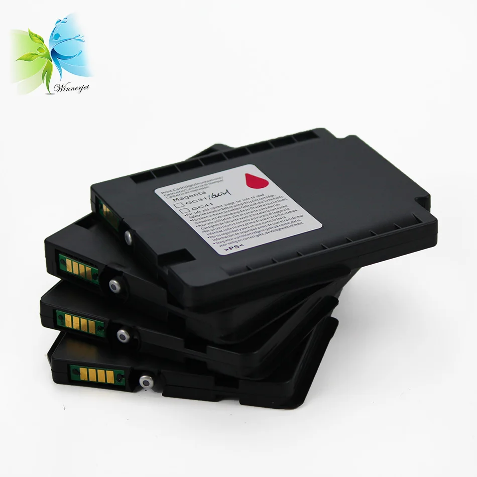 Winnerjet 2 комплекта GC21 совместимый чернильный картридж для Ricoh aficio GX2500 GX3000 GX3050N GX5050N