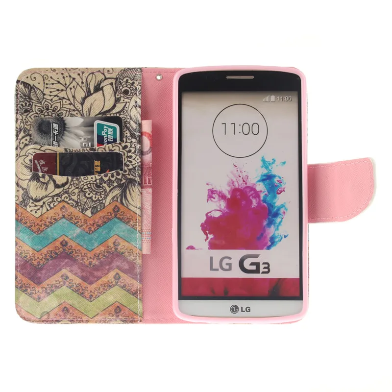 TopArmor Luxury PU Leather Case Cover For LG G3 D858 Card Slots Flip Wallet phone case Bags Fundas Coque | Мобильные телефоны и