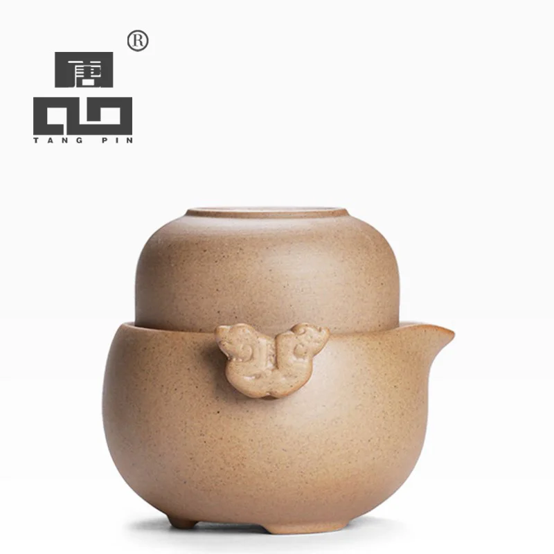 TANGPIN керамический чайник gaiwan чашка портативный дорожный чайный сервиз Посуда для напитков