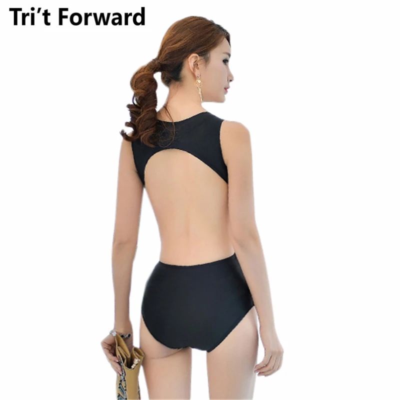 Высокая Средства ухода за кожей Шеи Купальники для малышек Одна деталь Плавание