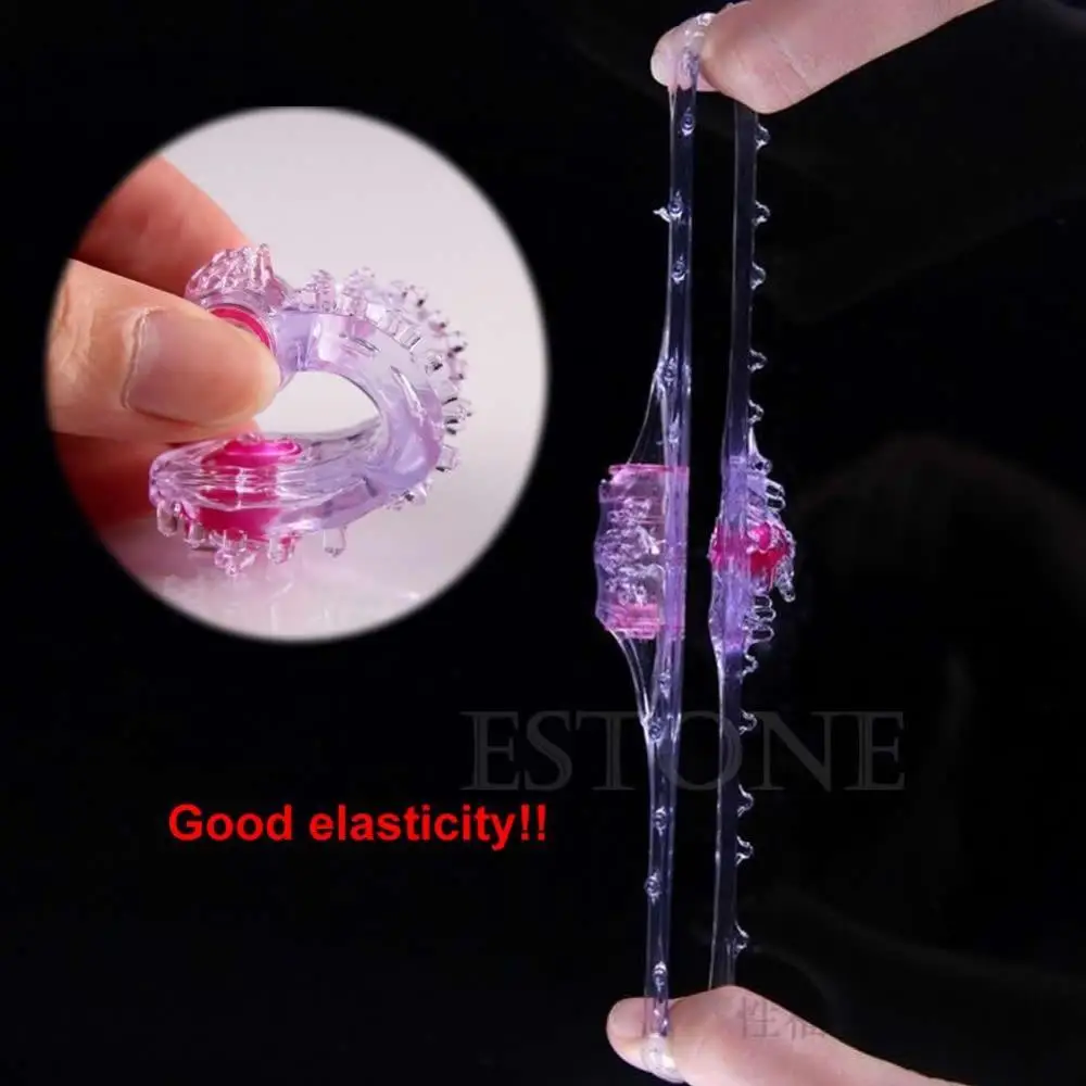 1 шт. клитор вибрационное кольцо на член растягивающиеся Кольца для пениса