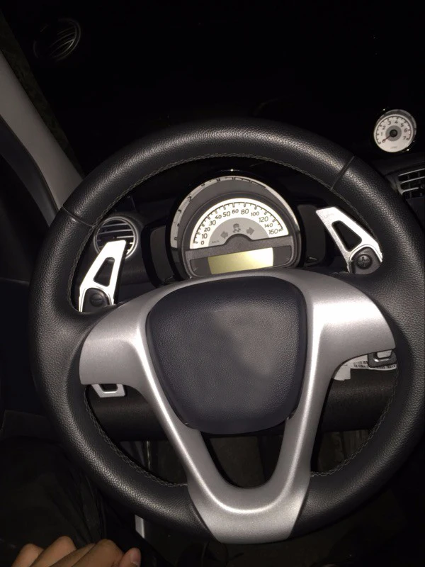 DEE рулевое колесо из алюминиевого сплава DSG весло для Mercedes-Benz SMART paddle коробка передач автомобильные аксессуары наклейки Стайлинг