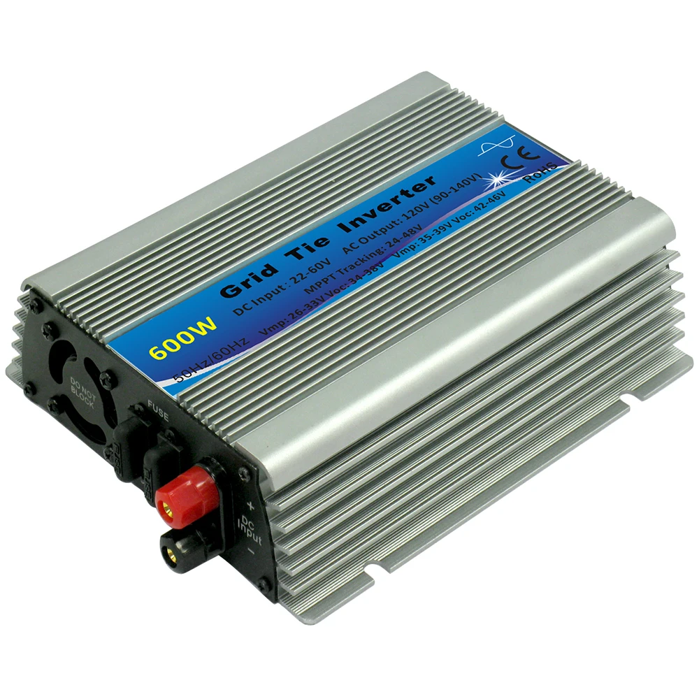 MPPT 600W микро сетевой Инвертор 30V 36V Панель 72 ячеек функция чистая синусоида на