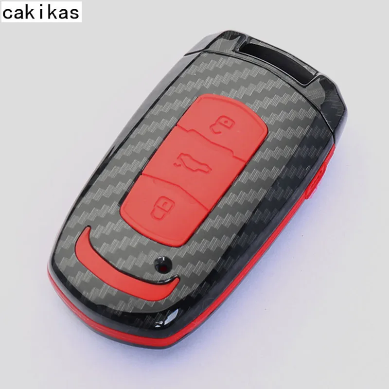 Carbon Fiber Silicone Car remote key case for Geely Atlas Boyue NL3 EX7 Emgrand X7 EmgrarandX7 SUV GT GC9 borui | Автомобили и