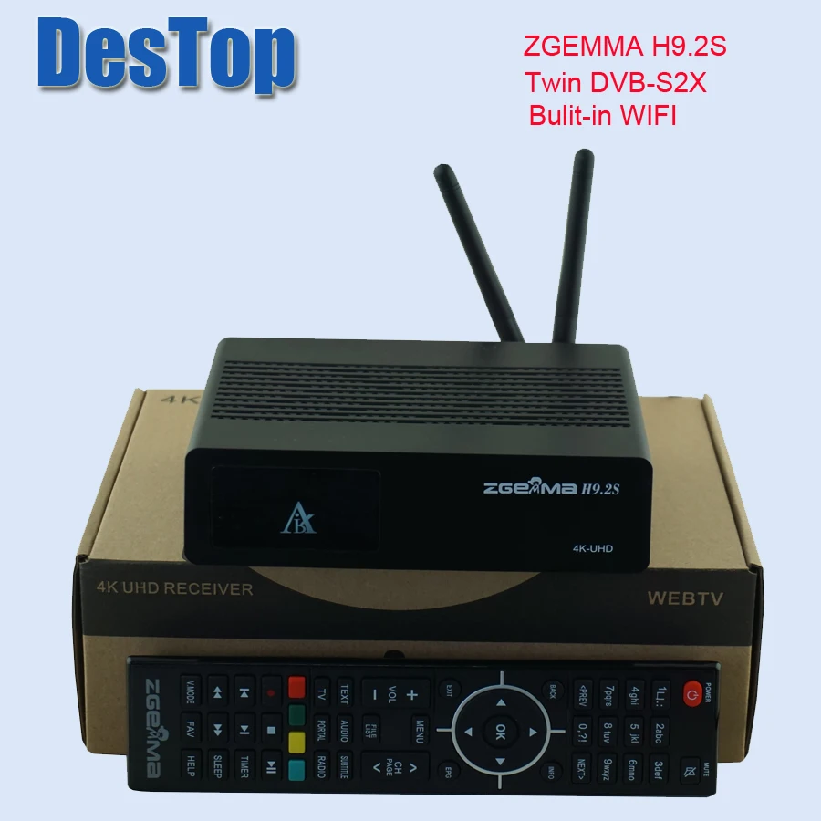 Новая версия ZGEMMA H9.2S Linux OS Enigma2 цифровой 4K UHD спутниковый ресивер DVB S2X + двойной
