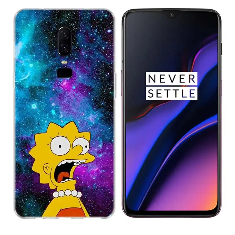Барт Симпсон фантазия силиконовый чехол для телефона Oneplus 3 3T 5 5T 6T 7 Plus подарок