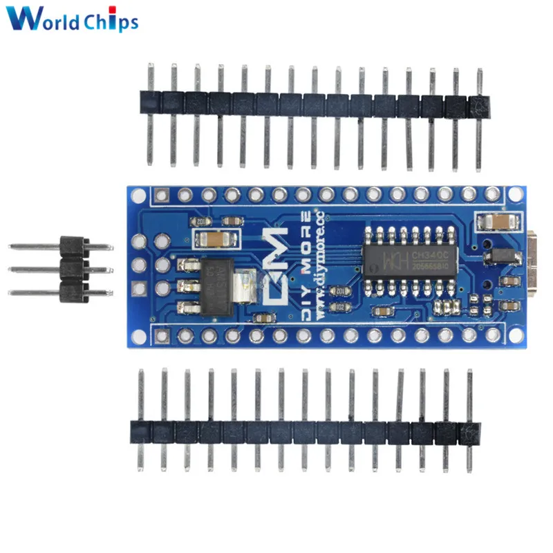 Мини USB с контроллером загрузчика Nano 3 0 совместимым arduino CH340 драйвер 16 МГц NANO V3.0