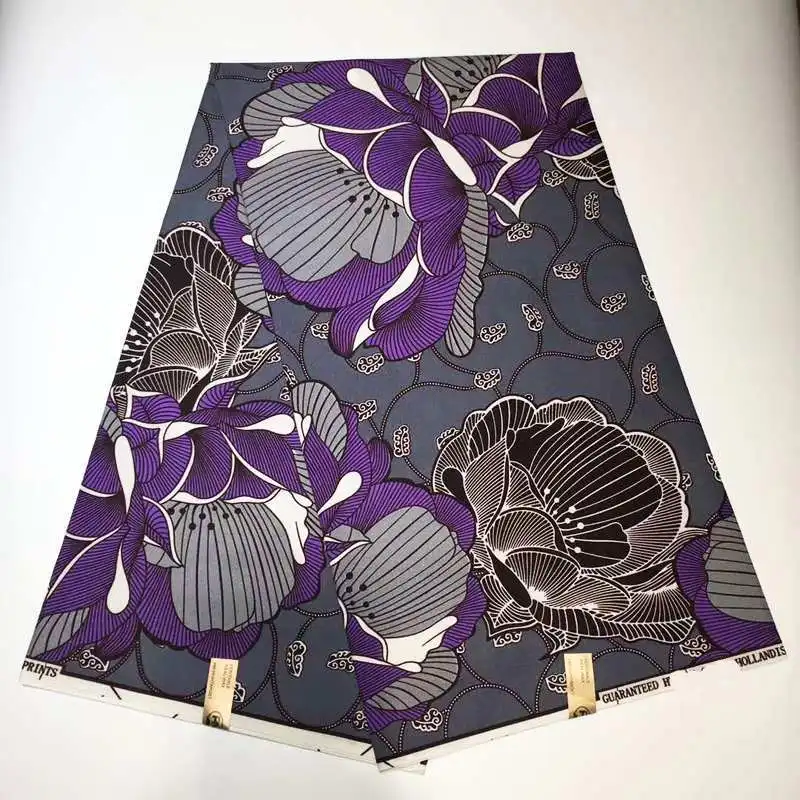 as picture Полиэстер африканская восковая печатная ткань Kente Горячая Нигерия, Анкара африканская восковая ткань восковая печать 6 ярдов - Цвет: as picture