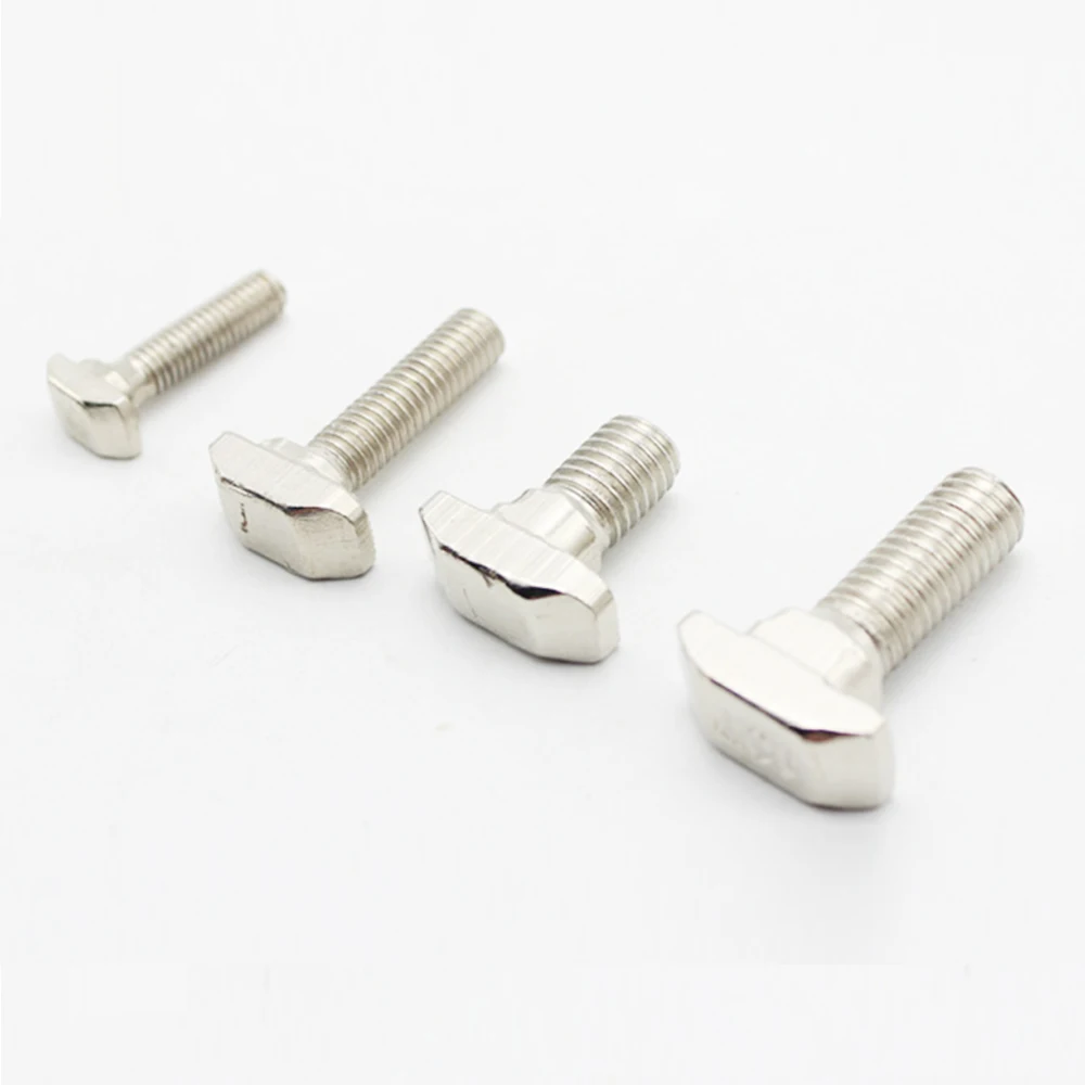 

8/20/50pcs M5 T Hammer Head T Bolt Aluminum Connector T head bolts Screws for 2020s Aluminum Extrusion Profiles