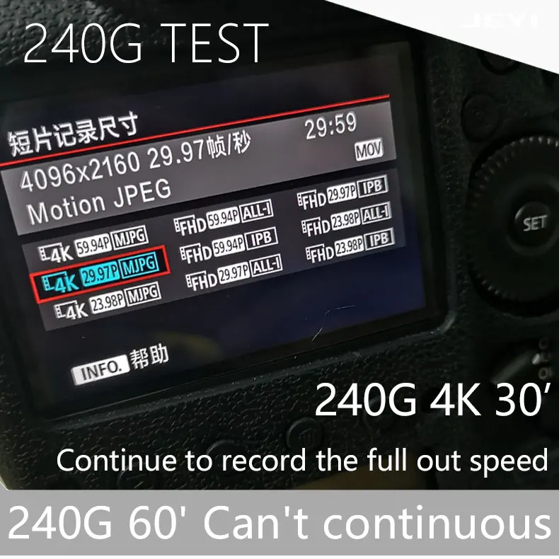 JEYI CFast SLC частицы Цифровая видеокамера SSD 64G карта памяти SMI2246EN с SATA3 кэш промышленного военного использования CF2.0