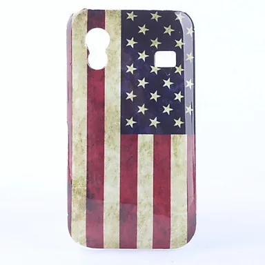 US Flag Pattern Protective Polycarbonate Case for Samsung S5830 |