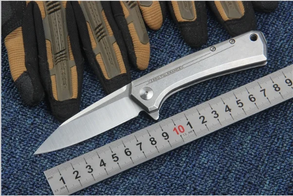 D2 blade ZT0808 Outdoor folding knife EDC ball bearing pocket flipper camping Tactical survival tool | Инструменты