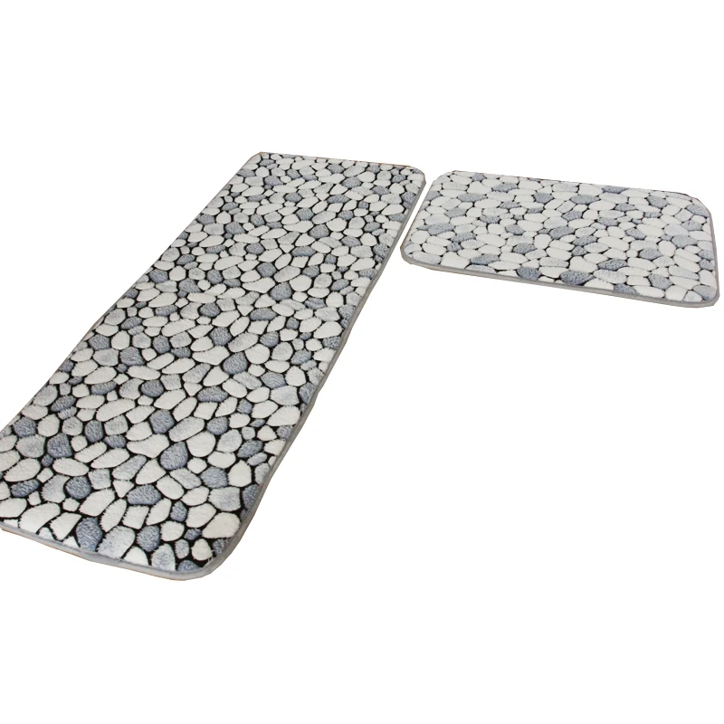 1 комплект = 2 шт. Противоскользящий коврик для ванной комнаты с эффектом памяти