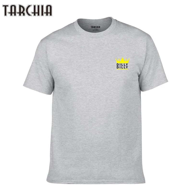 Летняя мужская футболка TARCHIA Dilly с коротким рукавом 2021 брендовые футболки для