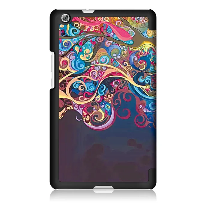 Закаленное стекло Защитная пленка+ PU Чехол-подставка для huawei Mediapad M3 Youth Lite 8 CPN-W09 CPN-AL00 " планшет