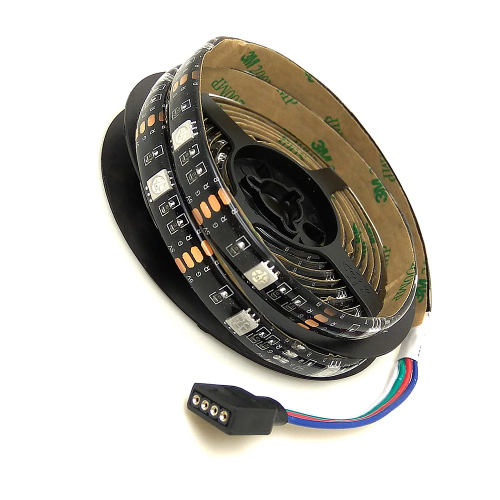 Светодиодная лента с подсветкой 5050 RGB 6 футов 60 светодиодов для телевизора ПК