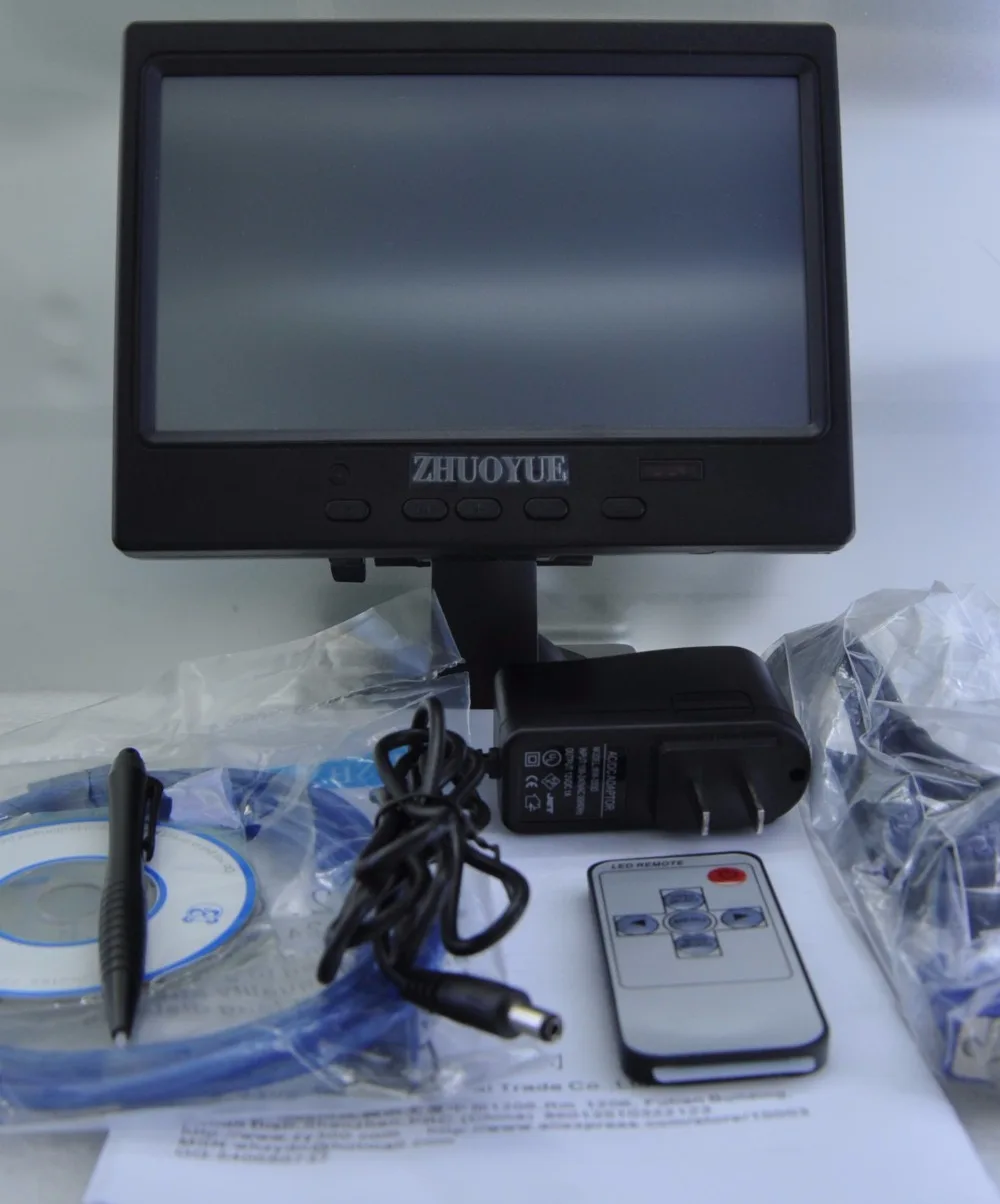 В наличии D sub 7 дюймовый Tft Led Hdmi Vga Av вход Usb сенсорный экран Hd монитор для