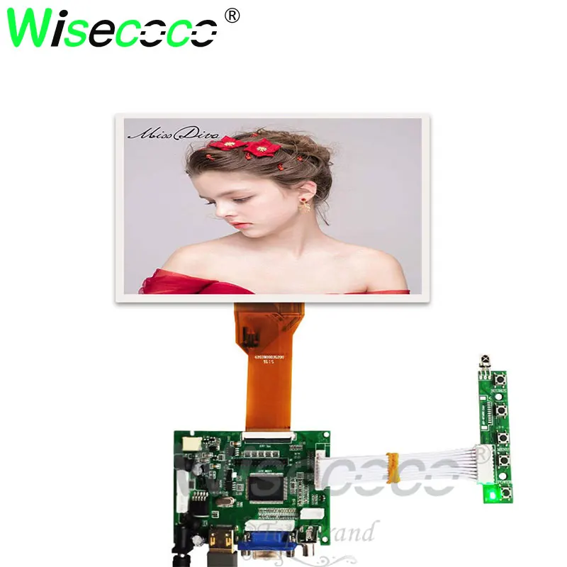7 дюймовый 800x480 AT070TN94 ЖК экран с VGA HDMI Плата управления привода для Raspberry Pi 3 Banana Orange