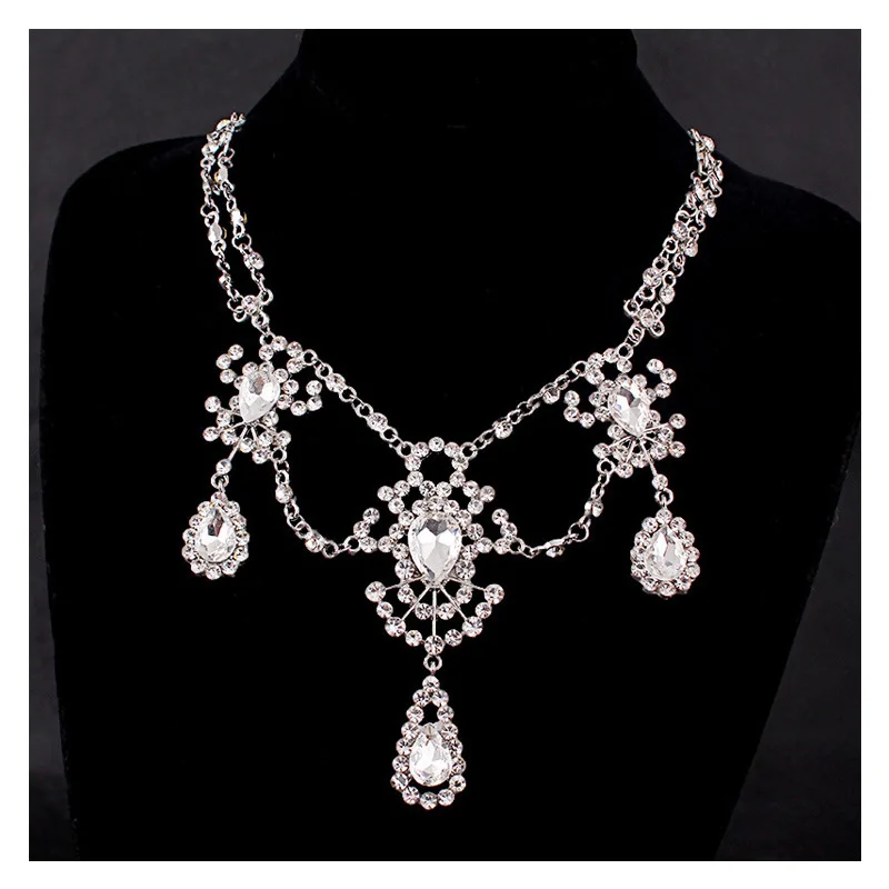 Fashion bridal set stage shooting props earrings + necklace wedding accessories chain wholesale CHH241 | Украшения и аксессуары