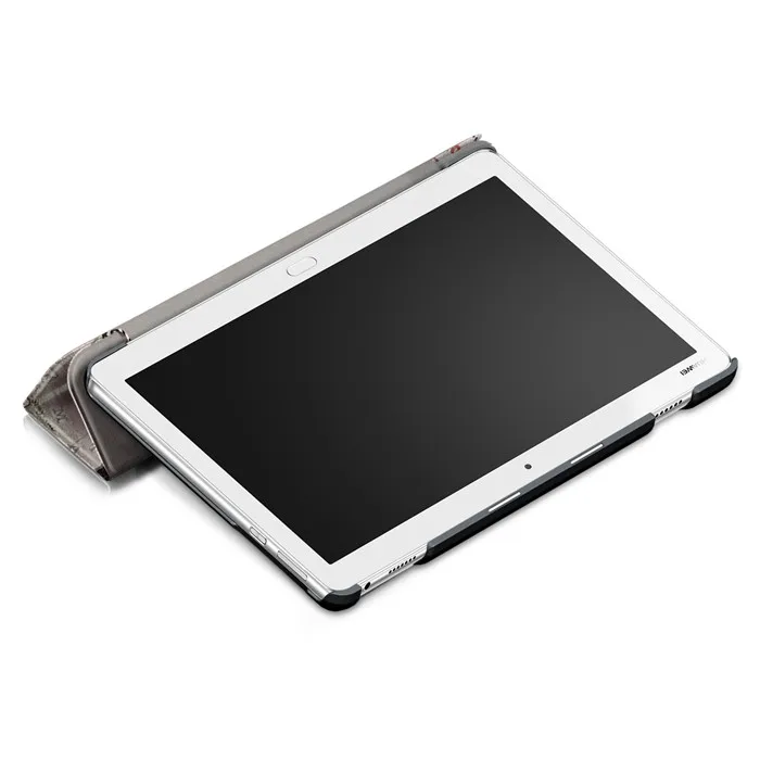 Полиуретановый чехол-подставка для huawei Mediapad M3 Youth Lite 10 BAH-W09 BAH-AL00 10," Tablet+ 2 шт Защитная пленка для экрана