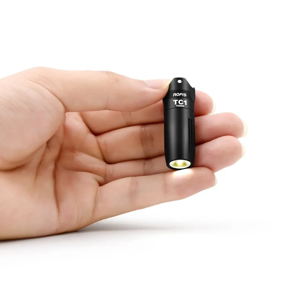 Rofis TC1 мини EDC CREE XP G3 светодиодный фонарь 120 люмен фонарик + 10180 литий ионная