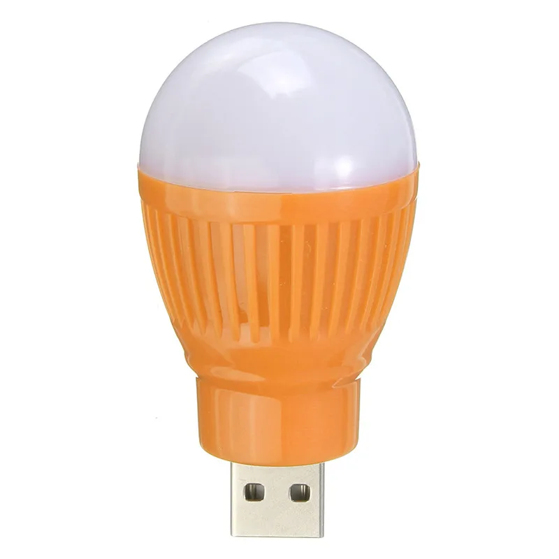 Портативный мини 1 Вт USB СВЕТОДИОДНЫЙ Ночник светильник красочный Глобус